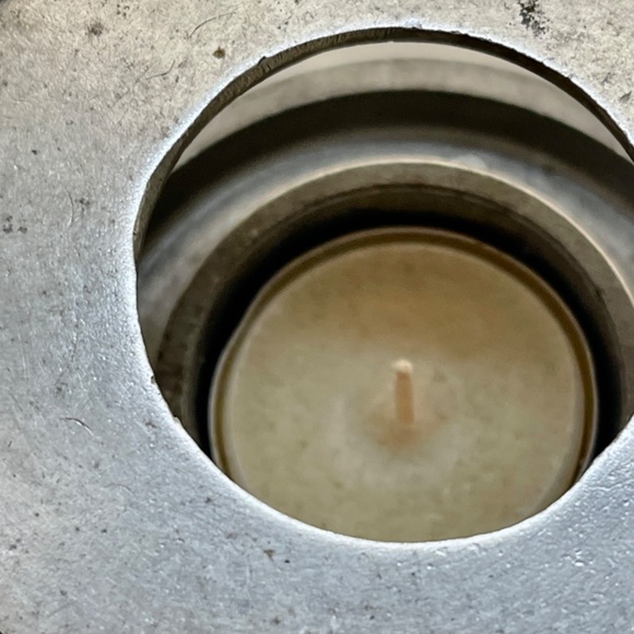 PEWTER Knobler Japan Votive Candle Holder/Warmer Mid-Century - Picture 3 of 10